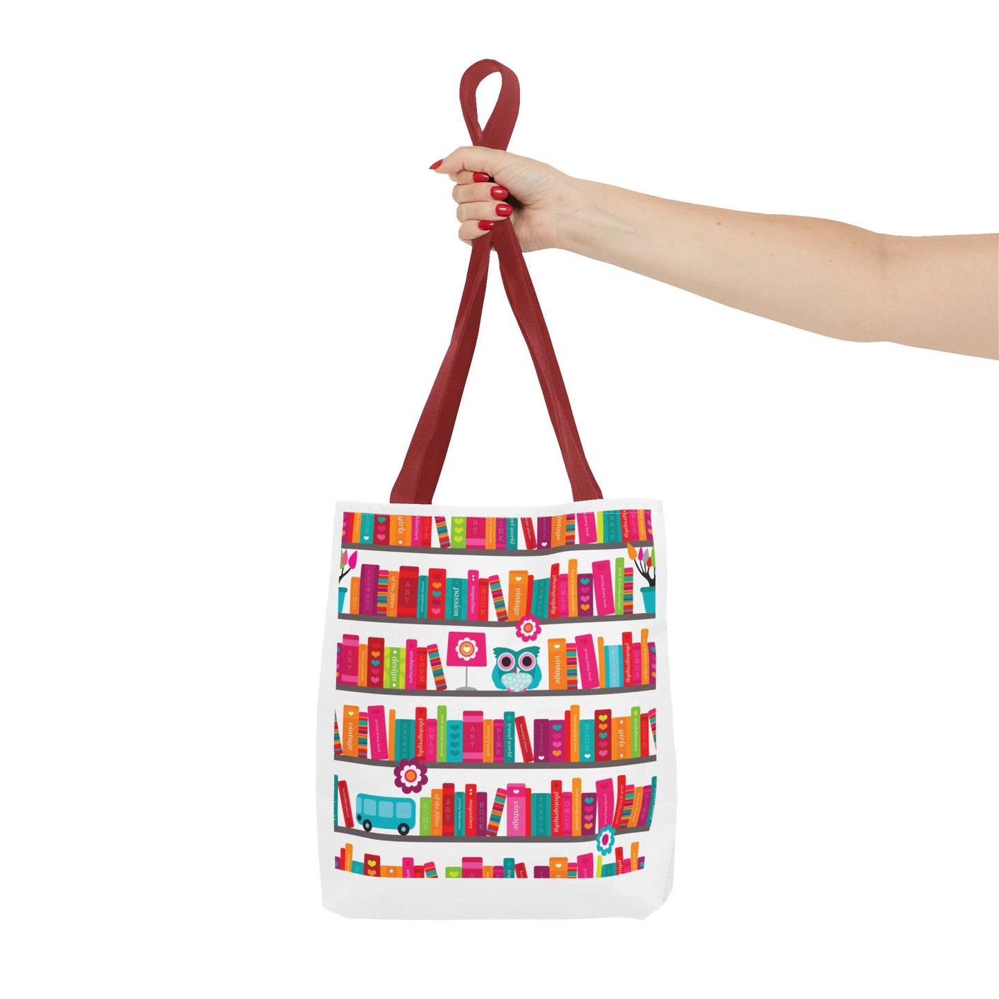Bookish Tote Bag (AOP)