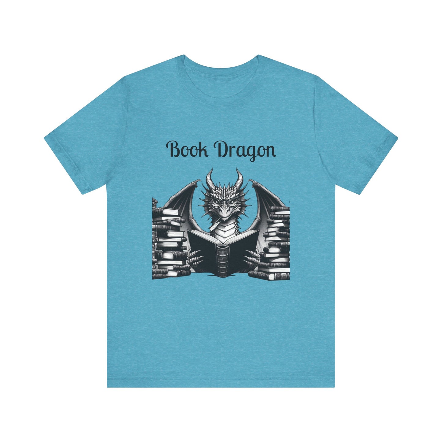 Book Dragon Unisex Jersey Short Sleeve Tee