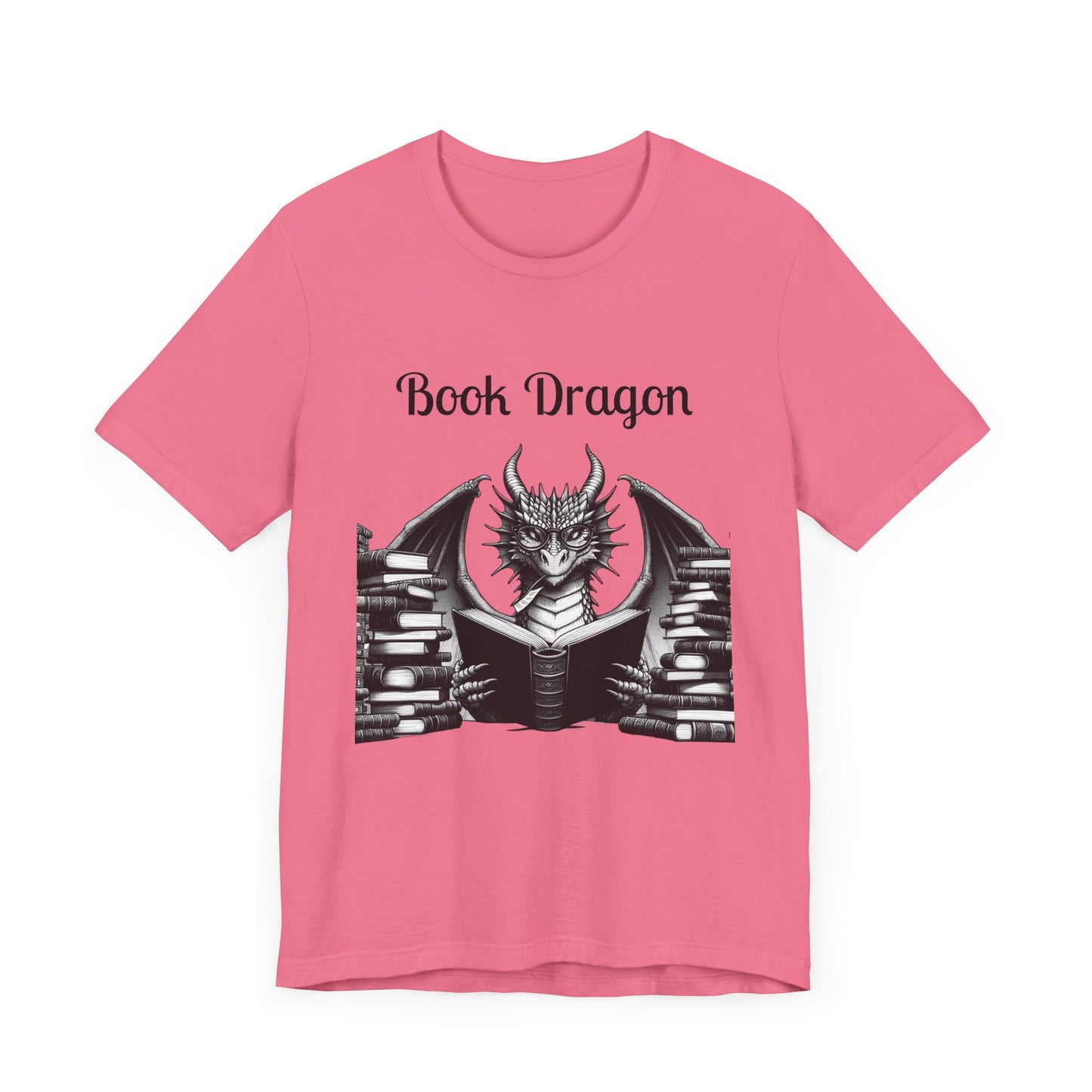 Book Dragon Unisex Jersey Short Sleeve Tee