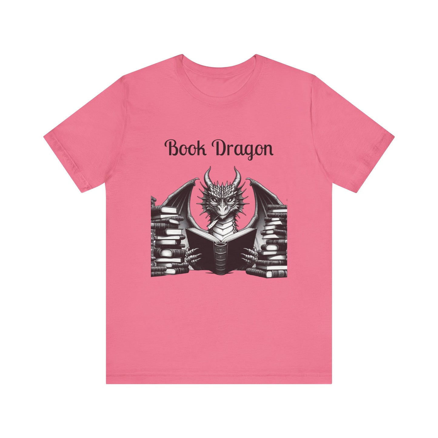 Book Dragon Unisex Jersey Short Sleeve Tee