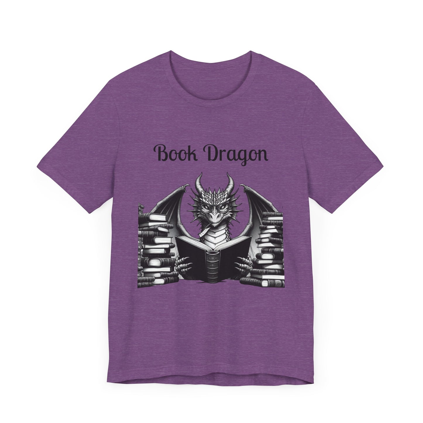 Book Dragon Unisex Jersey Short Sleeve Tee