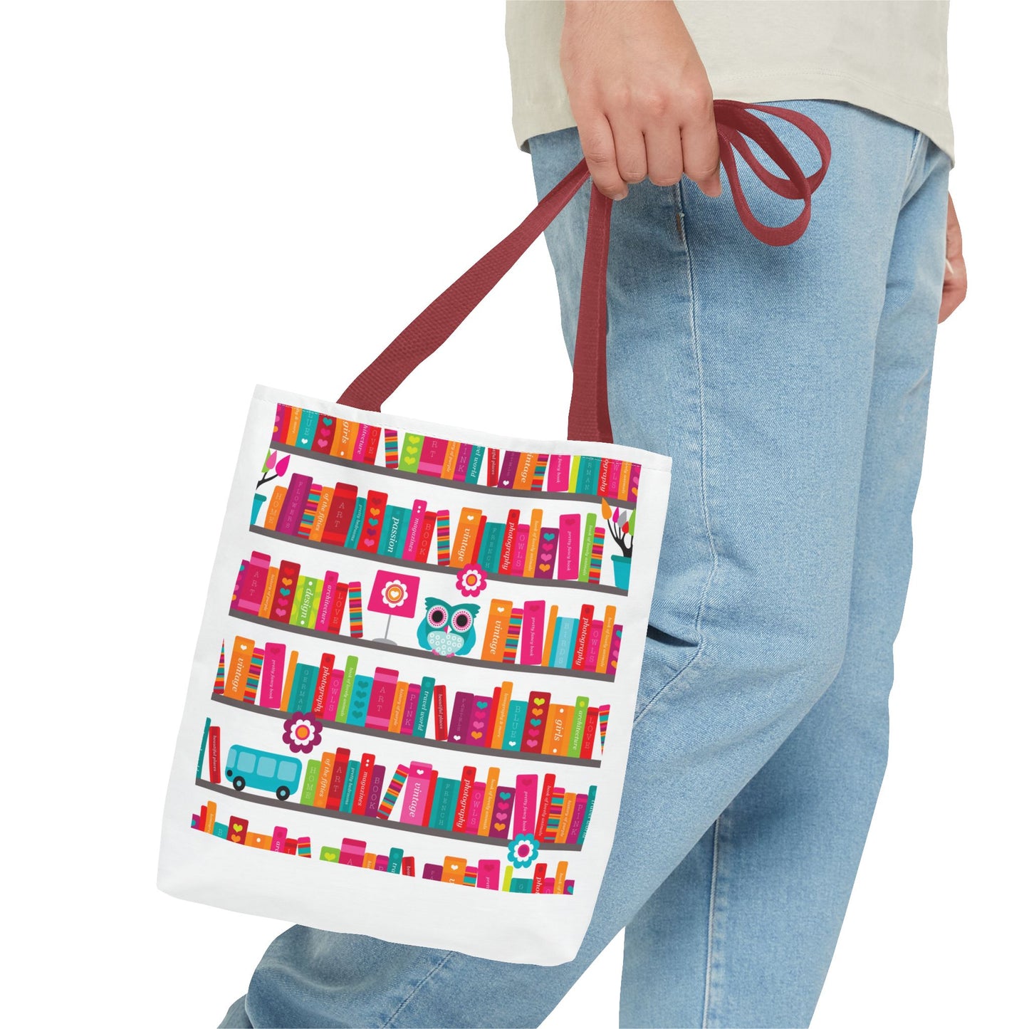 Bookish Tote Bag (AOP)