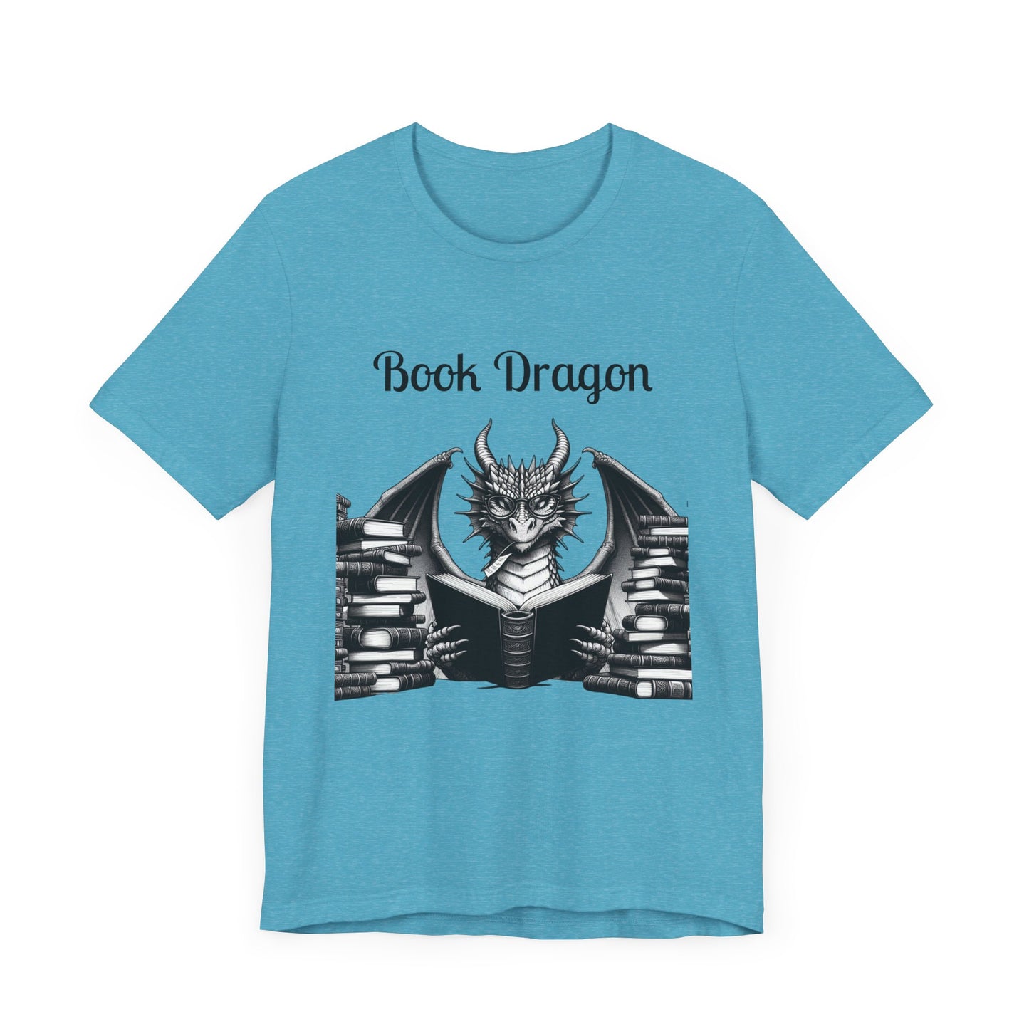 Book Dragon Unisex Jersey Short Sleeve Tee