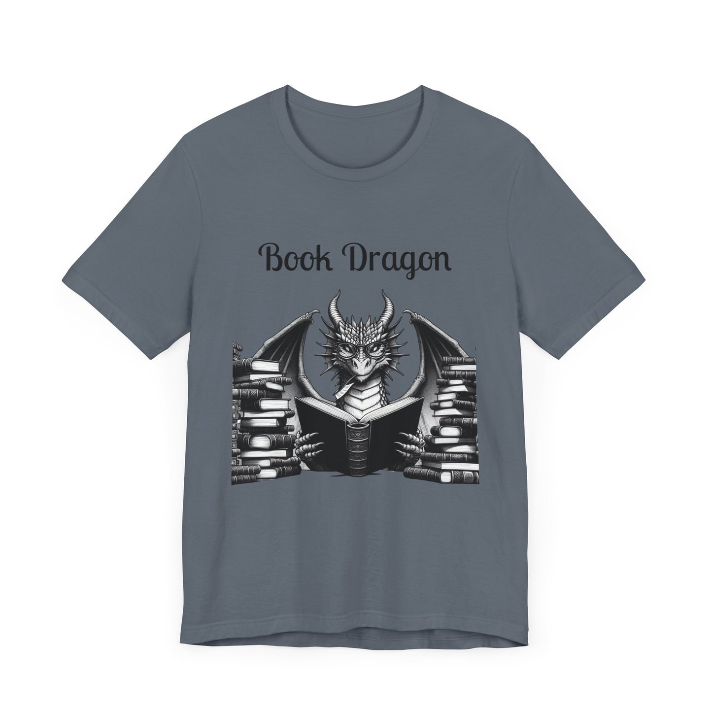 Book Dragon Unisex Jersey Short Sleeve Tee