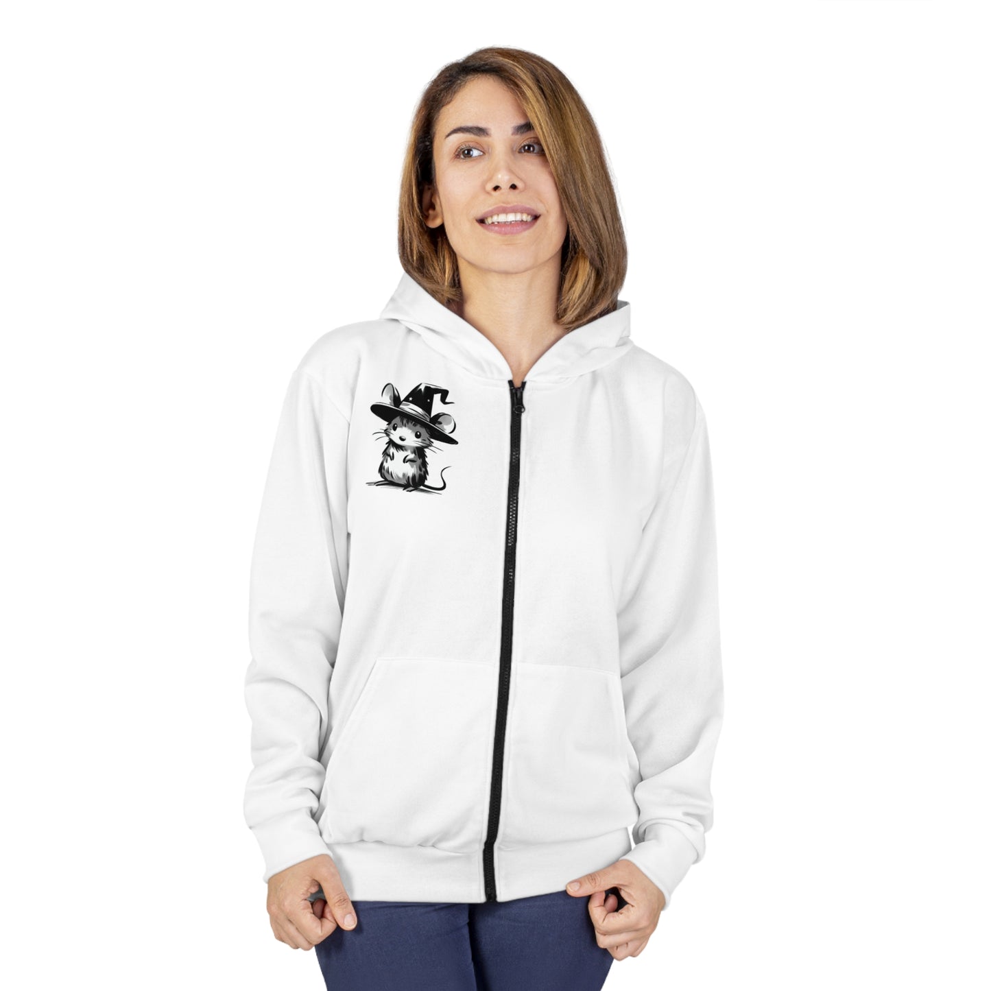 Mouse and Magic Unisex Zip Hoodie (AOP)