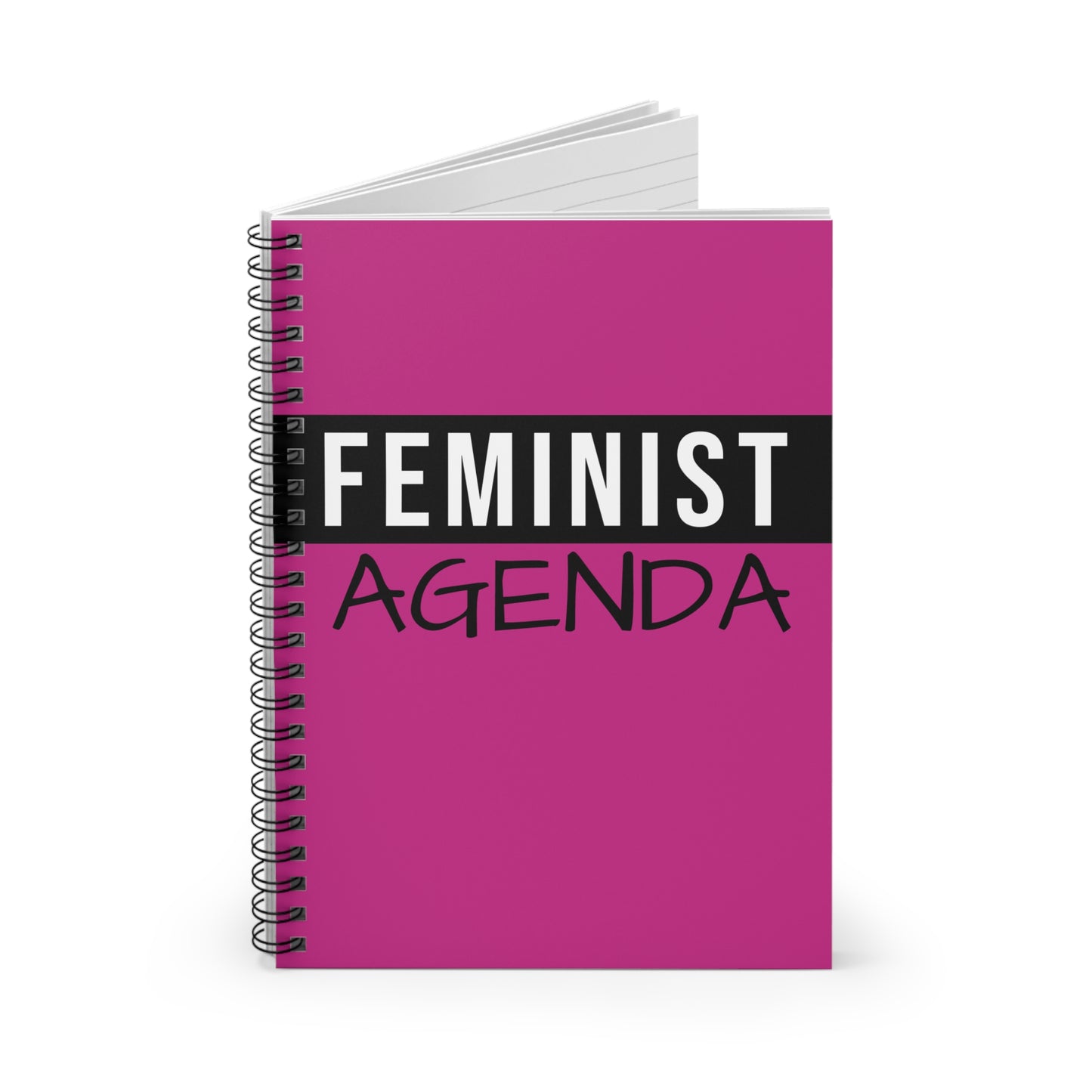 Feminist Agenda Spiral Notebook - Ruled Line