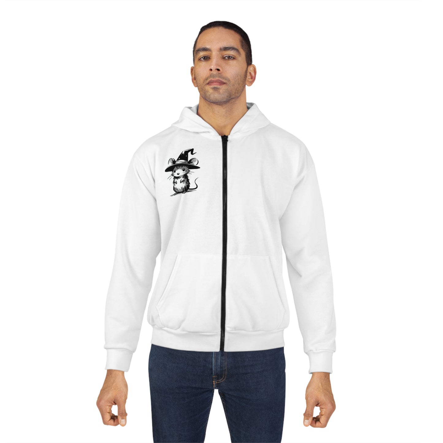 Mouse and Magic Unisex Zip Hoodie (AOP)