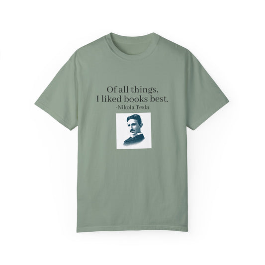 Nikola Tesla Unisex Garment-Dyed T-shirt